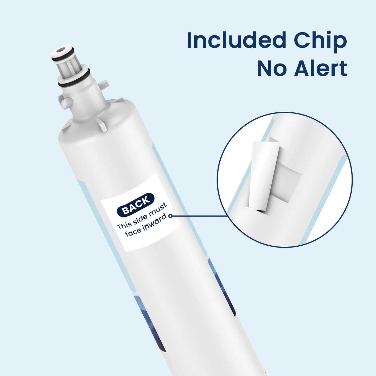 MARRIOTTO Replacement for GE RPWFE, RPWF (Built-in CHIP) Refrigerator Water Filter