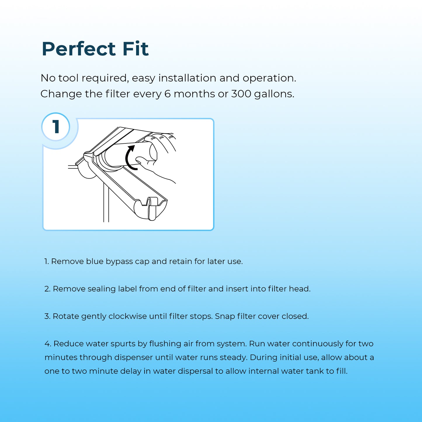 Crystala Filters UKF8001 Compatible with Whirlpool 4396395, EDR4RXD1 Refrigerator Water Filter