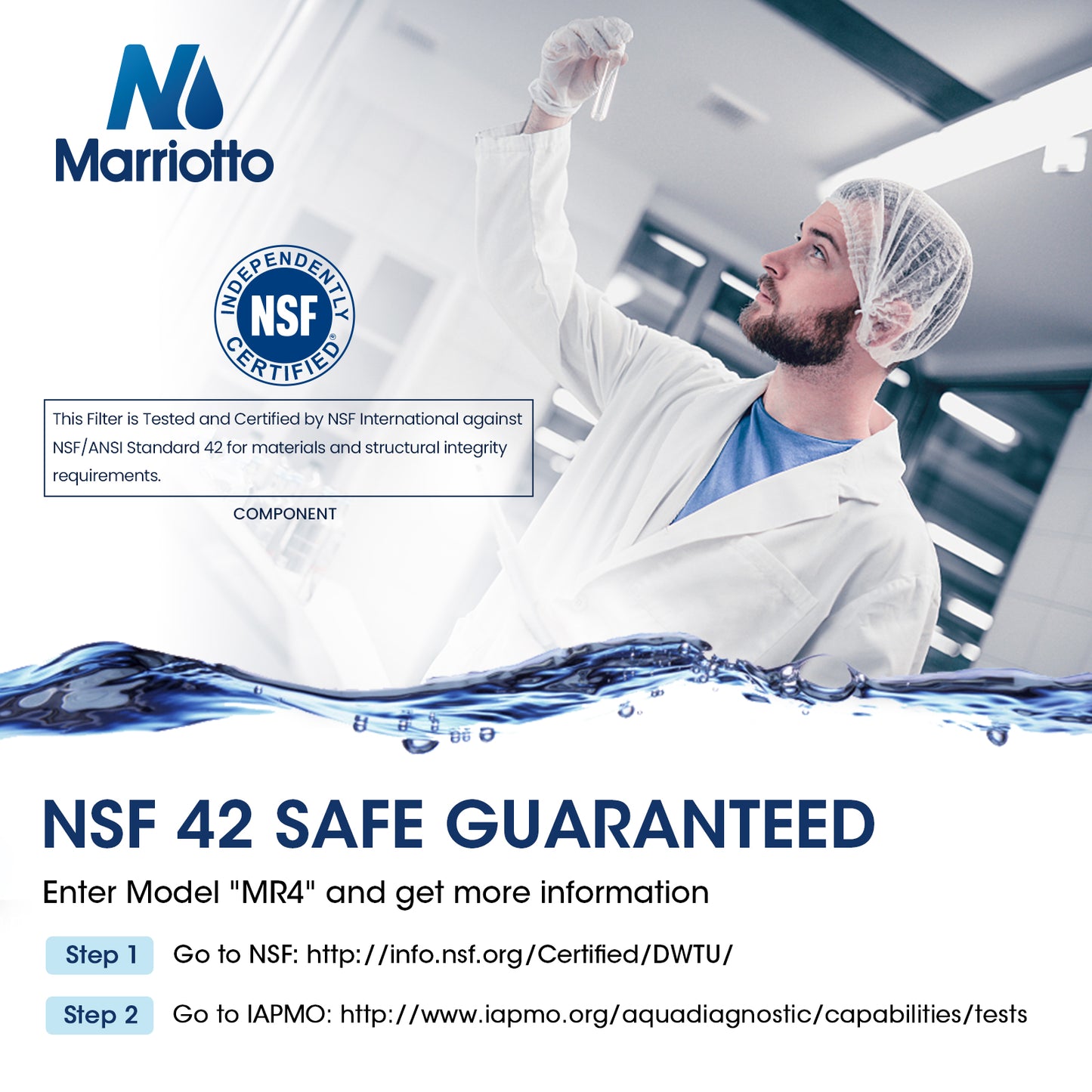 MRW4 Refrigerator Water Filter Compatible with EDR3RXD1, 4396841, 4396710, Filter 3
