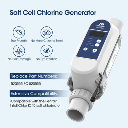 IC40 Salt Cell Compatible with Pentair IntelliChlor - Replaces EC-520555 520555