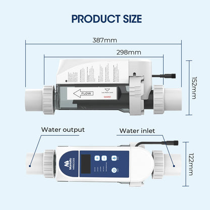 IC40 Salt Cell Compatible with Pentair IntelliChlor - Replaces EC-520555 520555